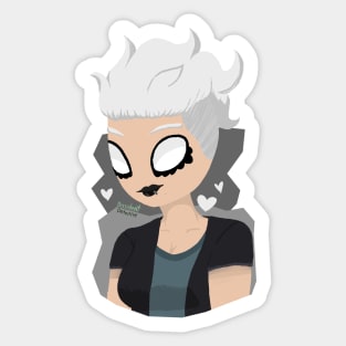 Cockatoo Girl; Ripley Sticker